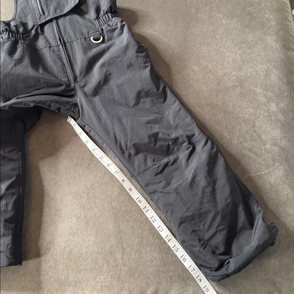 Kids Slalom Black Insulated Overall Snow Bib Toddler Size XL